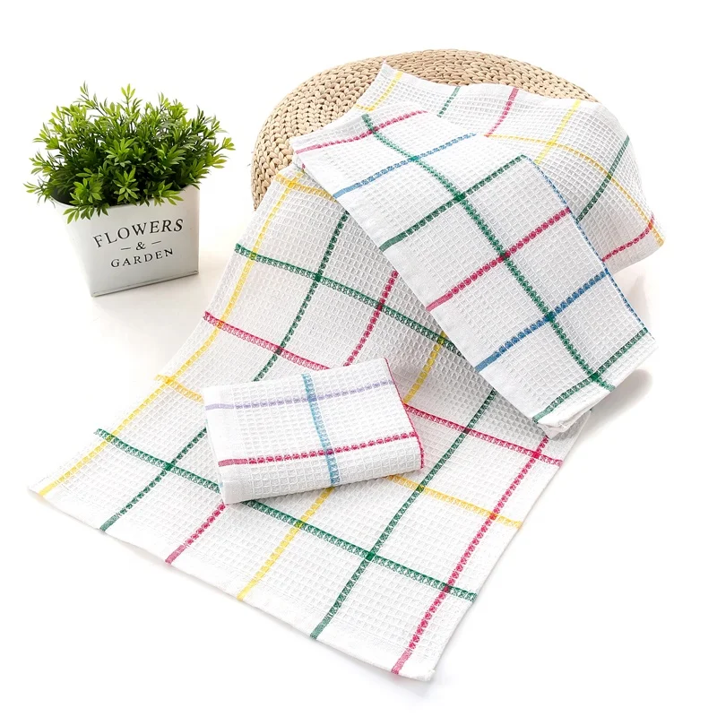 Custom cotton/polyester kitchen cloth tea towel dish cloth kitchen towel