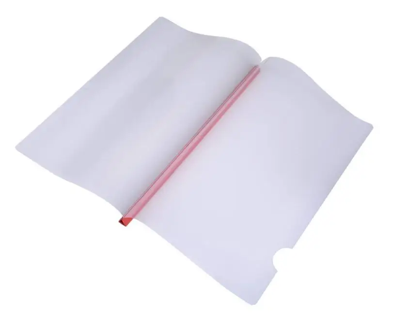 Transparent File Folder Clear Report Covers with Sliding Bar Resume Presentation File Folder Organizer Binder for A4 Size Paper