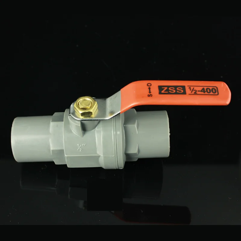 plastic pvc ball valve iron handle /ss handle for vietnam (BD-07)