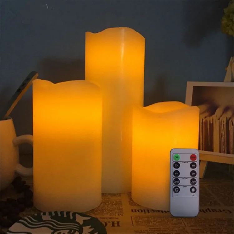 
Remote controlled Wave Mouth LED Electronic Candle Light Electric Candle Proposal Candle Blessing Light Road Leading Wedding 
