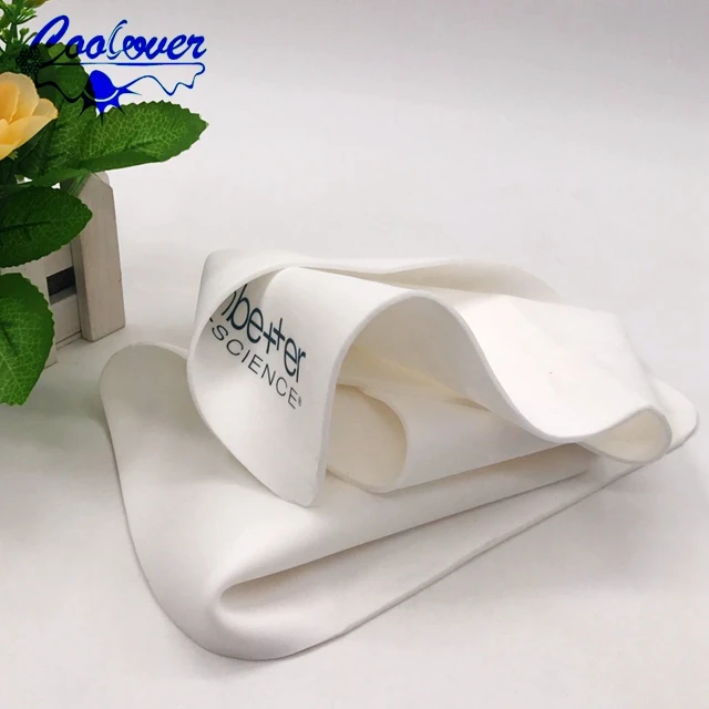 
Super softextile face towel white beautiful cleaning absorbent PVA chamois sponge towel 