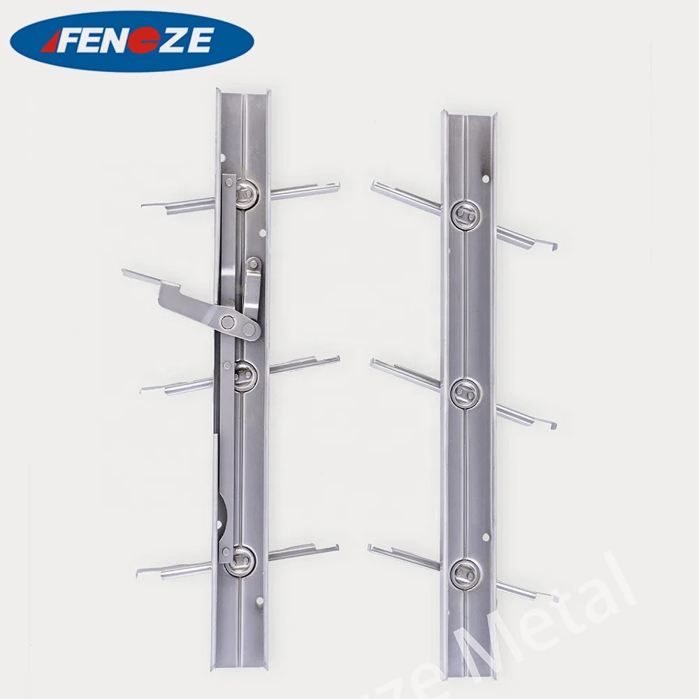 A8 steel window frame Good quality Horizontal vertical adjustable single iron louvre frame