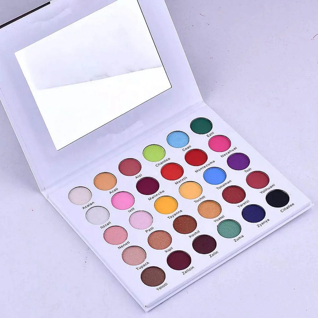 Free sample  DIY your own makeup palette custom logo empty magnetic makeup eyeshadow palette