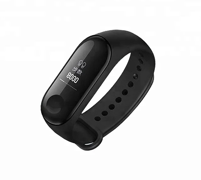 Горячая Распродажа оригинальный Xiaomi Mi Band 3 OLED сенсорный большой экран 20 дней в режиме ожидания водонепроницаемый