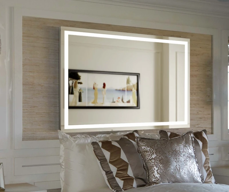 
Modern high Quality Magnifying lighted mirror for hotel bathroom 