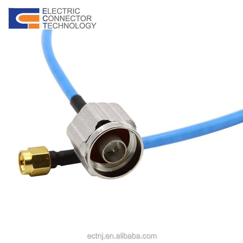 N мужчины к SMA мужской синий антенна прямой разъем с. 141 кабель