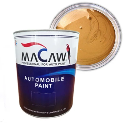 LIAO macaw series car paint  WSM175 1K acrylic metallic  yellow pearl  refinish spray paint good binder strong covering power