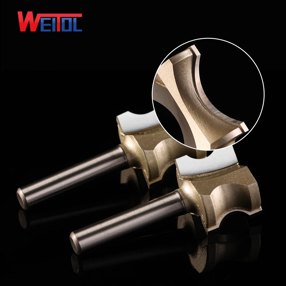 WEITOL Professional Convex Edging router Bit end mills engraving machine cutter woodworking door frame cutter