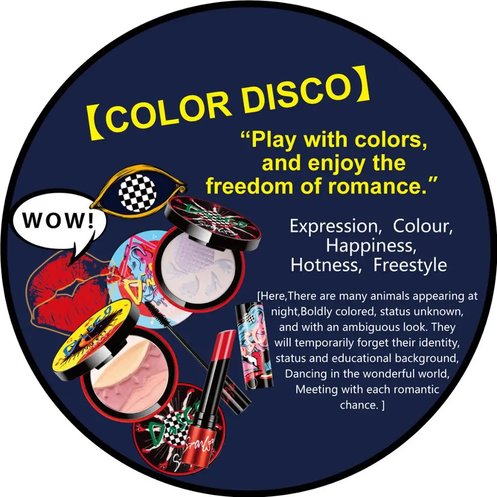 Disco series 24colors lipstick high quality makeup manufacturer cosmetic velvet matte lipstick