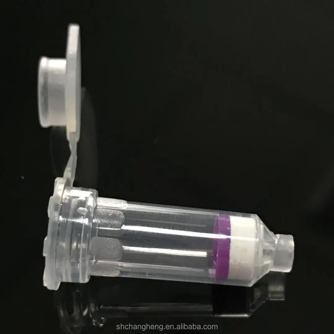 Professional silica membrane 0.8ml spin column with purple O-ring for DNA testing