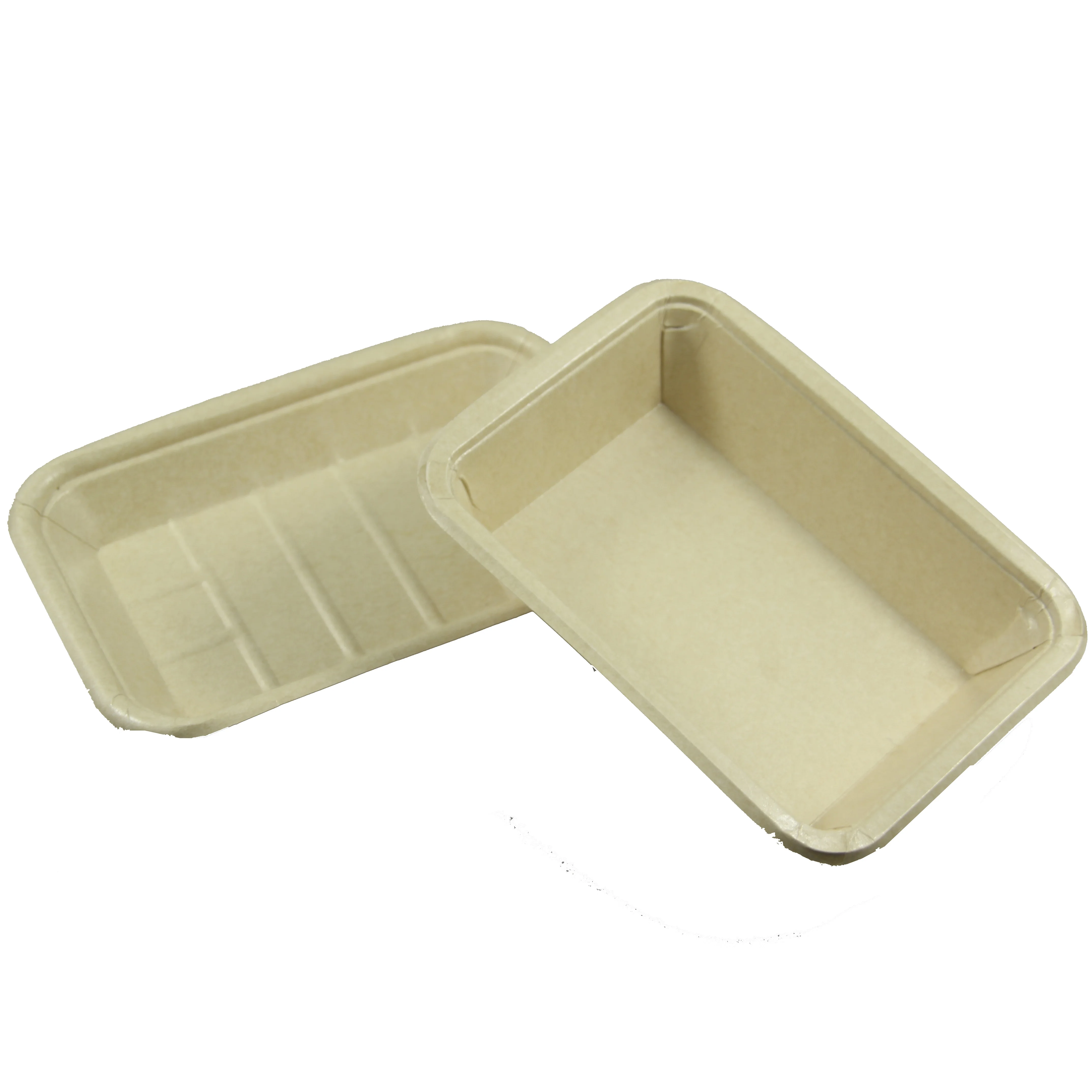 PLA film coated paper food serving trays