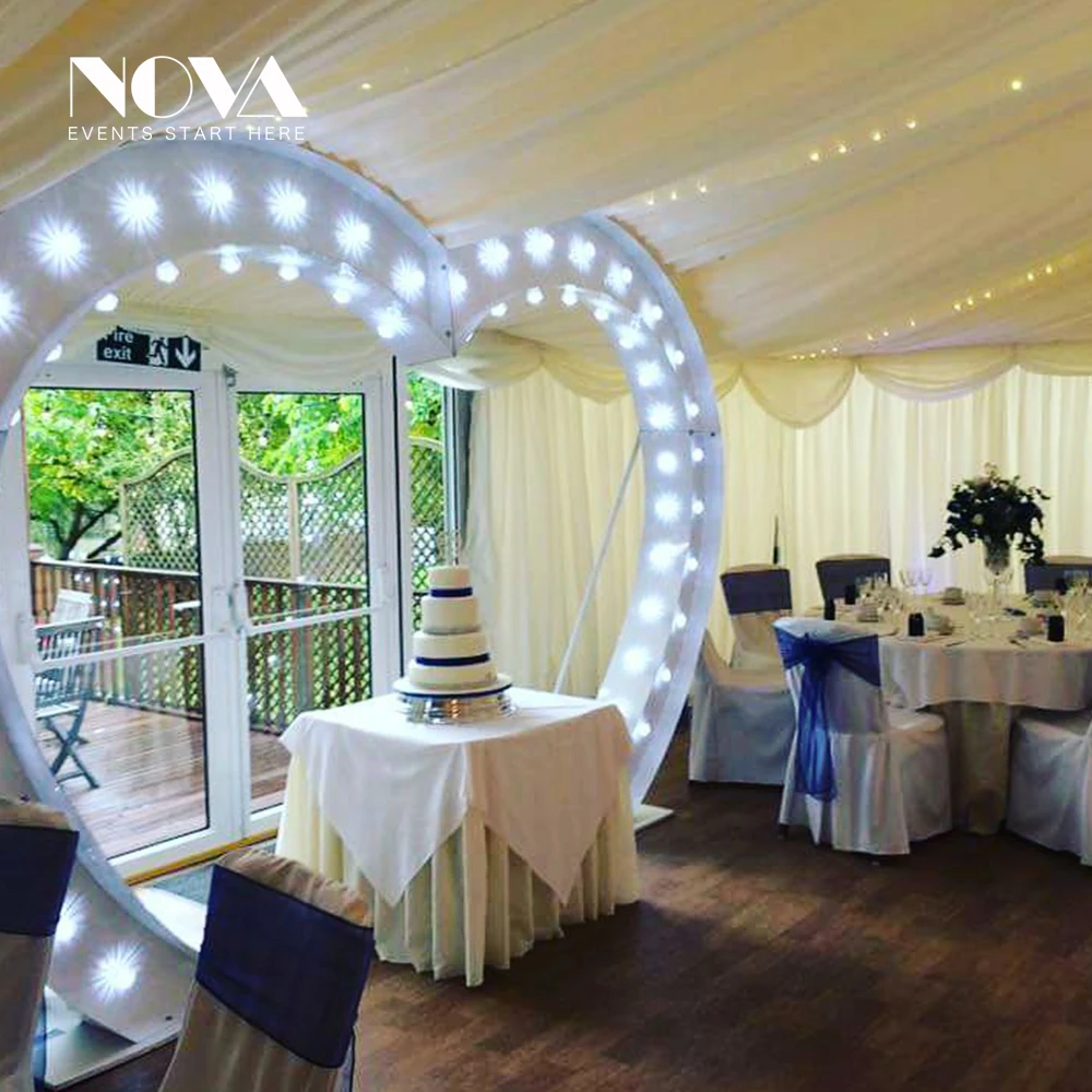 2021 Led Heart Arch For Wedding Decoration/ Heart Shaped Archway