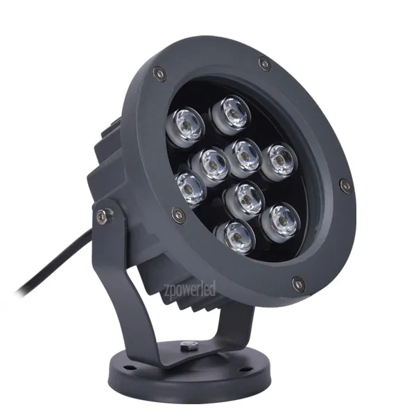 Warm White 2700K IP65 Waterproof Cast Aluminum AC 220V 9w 10w LED Flood Light