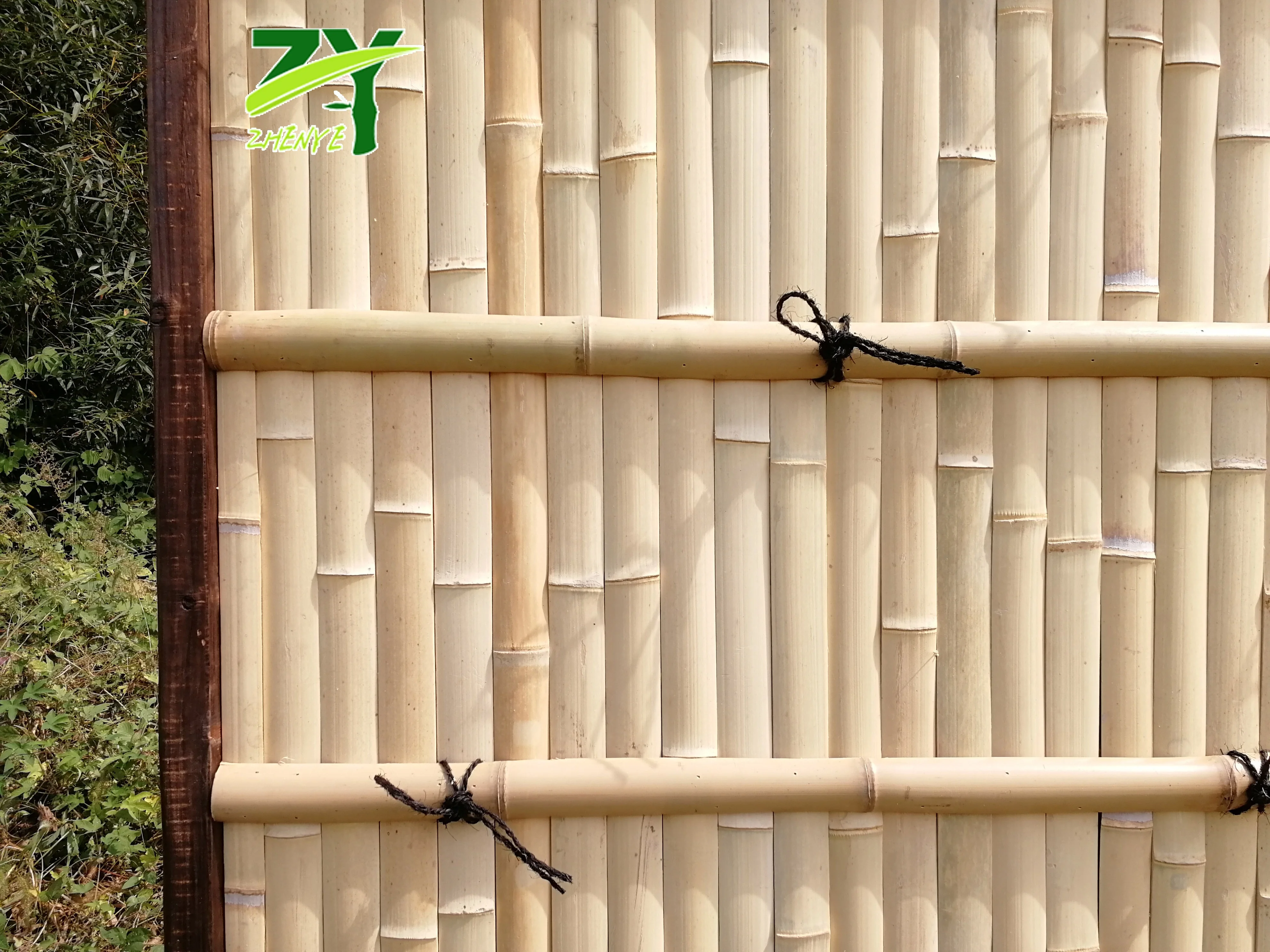 
ZY-321 New Developed Bamboo Fence Panel for garden,backyard Bamboo Railings Bamboo Palisade 