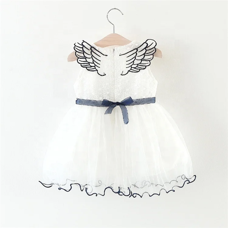 Summer New Design Wholesale Fancy Dresses For Baby Girl 1 Year Birthday Dress