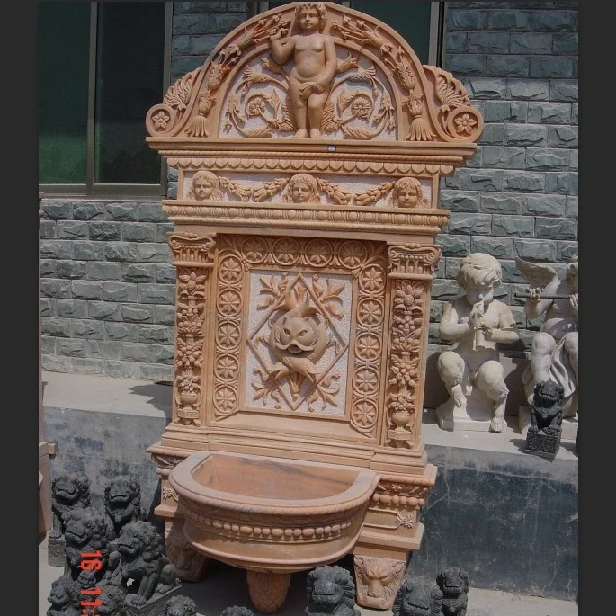 stone water fountain wall fountain garden waterfalls