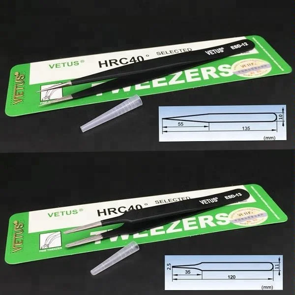 
Customized Stainless Steel Top Grade Private Label Eyelashes Extension Tweezers 