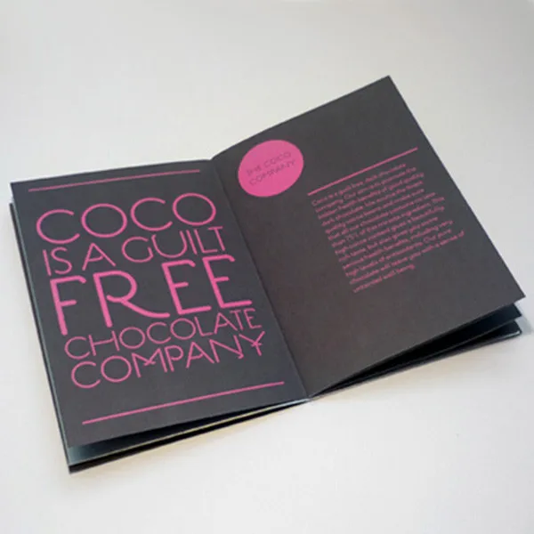 
luxury cosmetic brochure / booklet design printing 