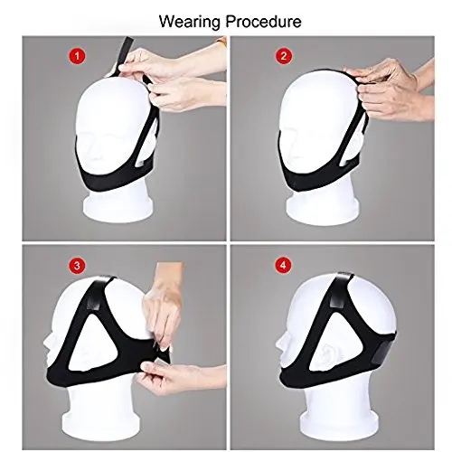 Неопреновый регулируемый ремень для подбородка от храпа