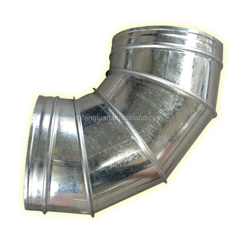 Completed price exhaust duct accessories 90 degree elbow spiral duct
