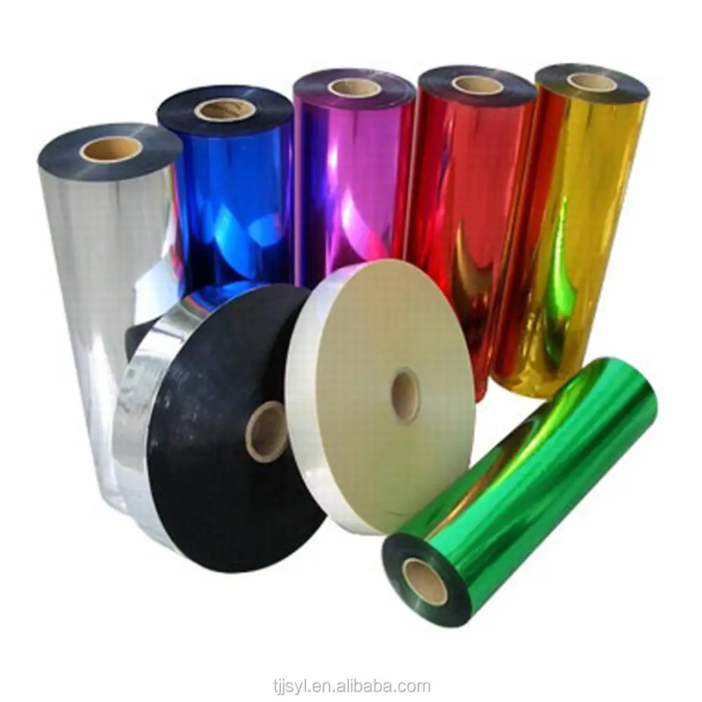 
Cold lamination 6 micron aluminum metalized pet film 