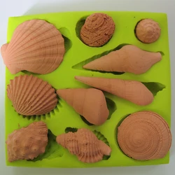 Sea shell Silicone Fondant mould,Cake Decoration Mold