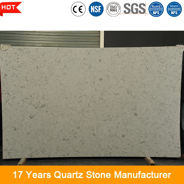 chinese wholesale largest size polished quartz slab