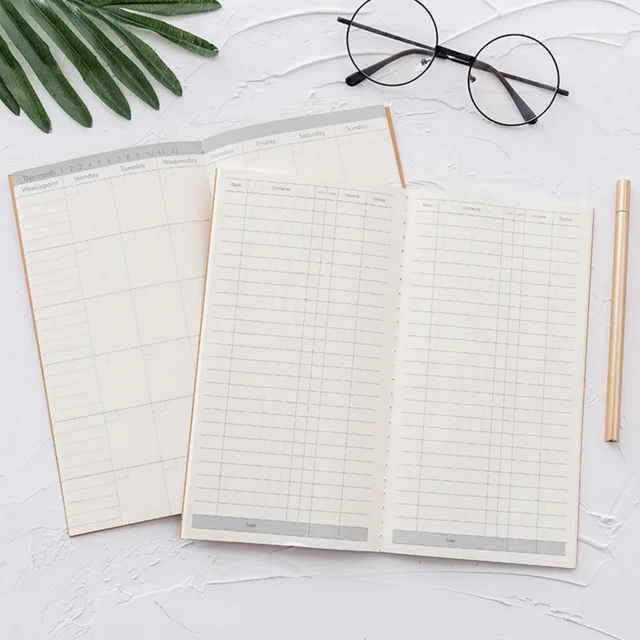 
Travel Kraft paper notepad daily plan book for creative work notebook 