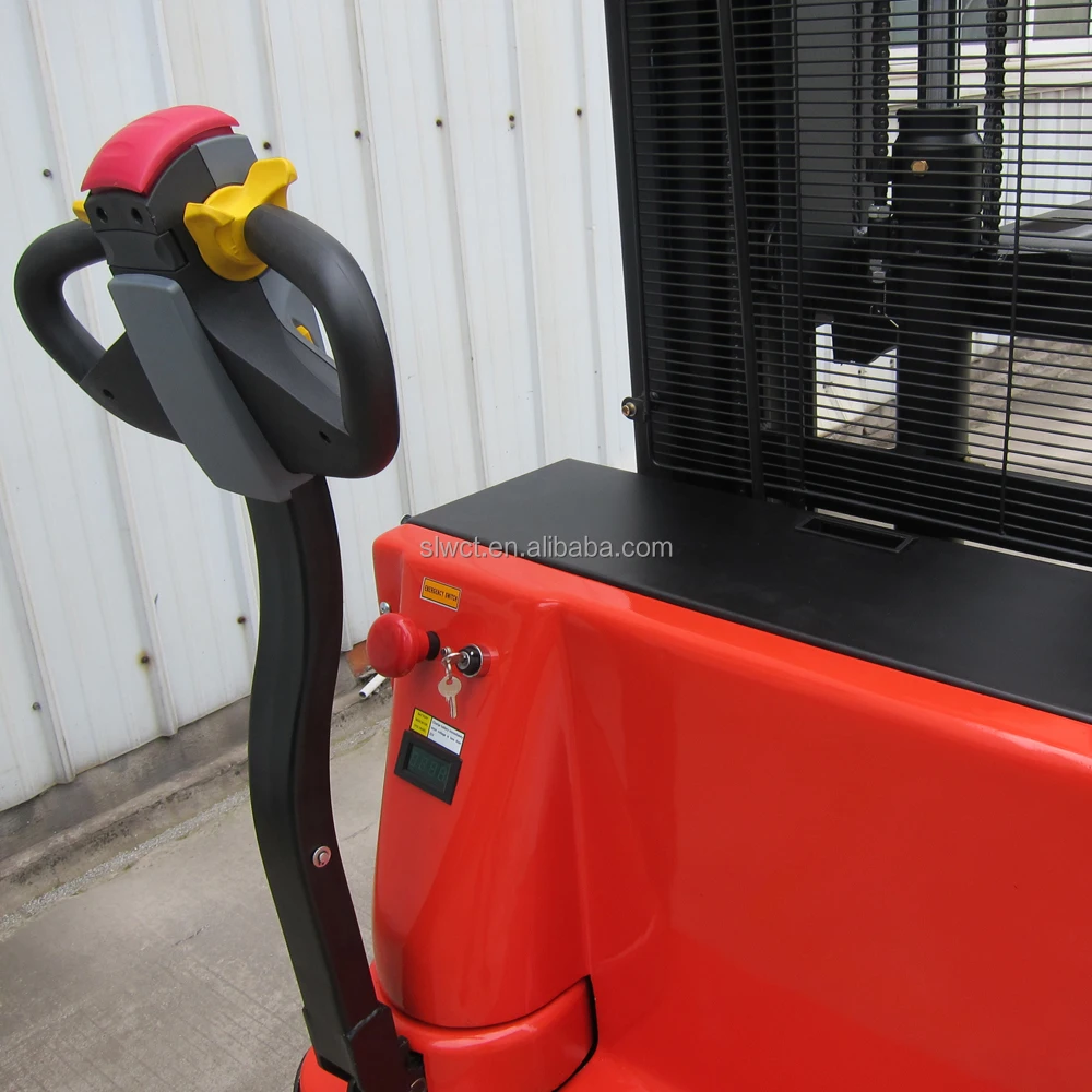 Powered Pedestrian 3m Lifting Battery Full Electric Pallet Stacker