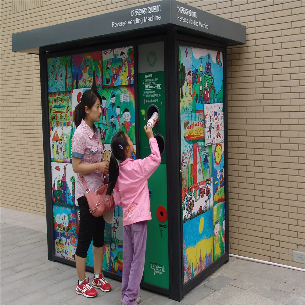 Intelligent recycling vending machine, a variety of reward return, remote control system (mobile phone, computer) [Customized]