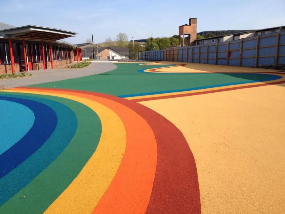 Colored EPDM crumb rubber granules, rubber crumb, EPDM rubber powder for Kids floor