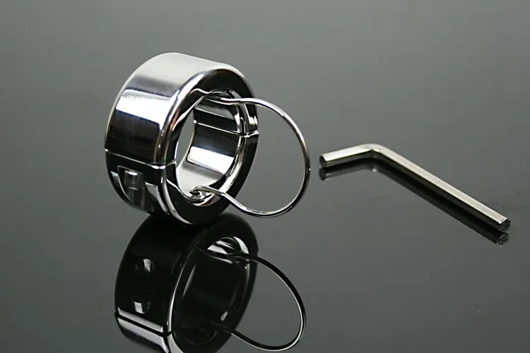 Penis Hanger Stainless Steel Metal Screw Locking Penis cock clamp Rings,Scrotum Testicle Lock