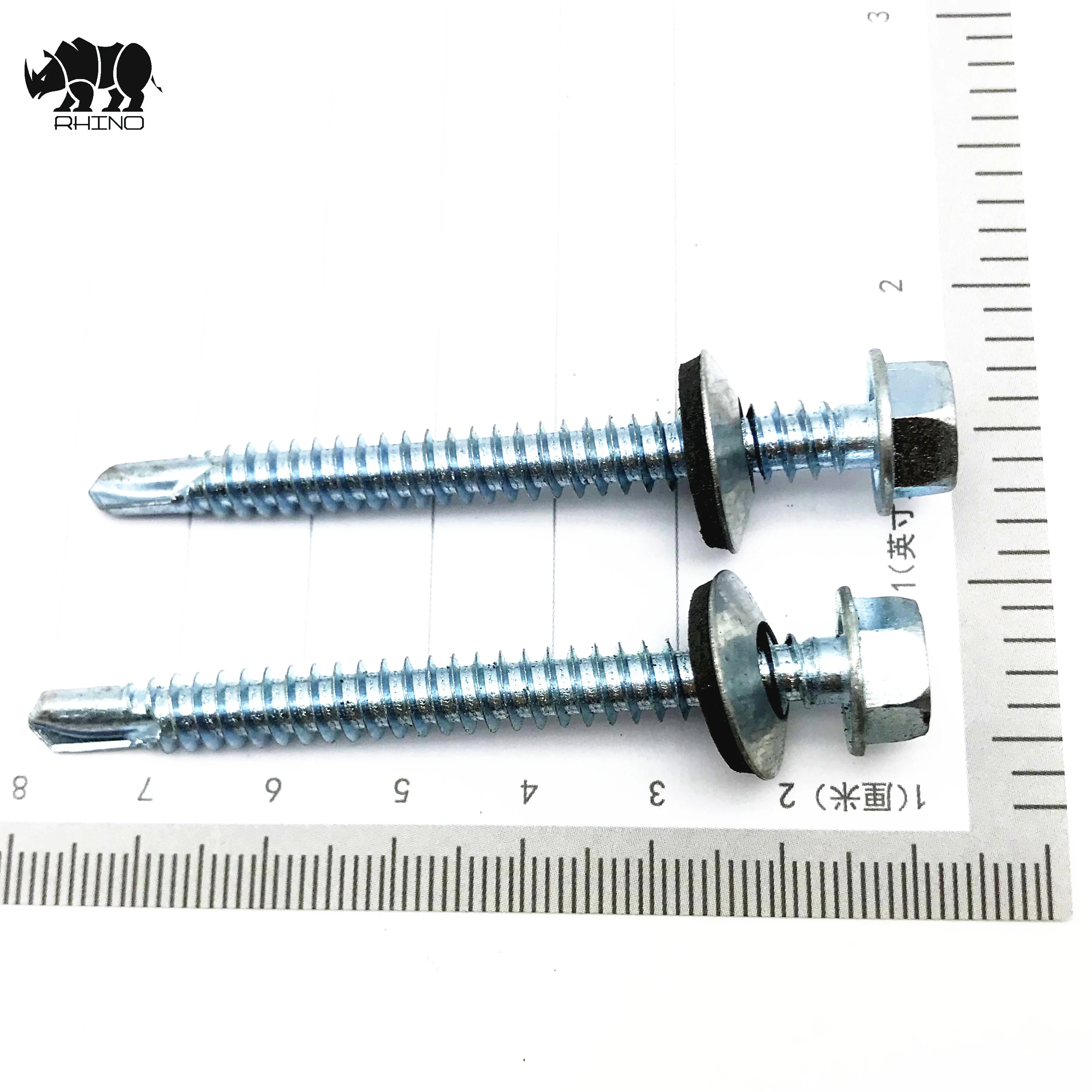 For Use Metal Sheet  Zinc Plated Self Drilling Screw with EPDM Washer