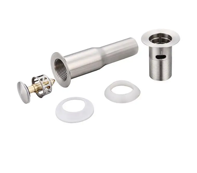 Bathroom Faucet Vessel Vanity Sink Pop Up Drain Stopper with Overflow