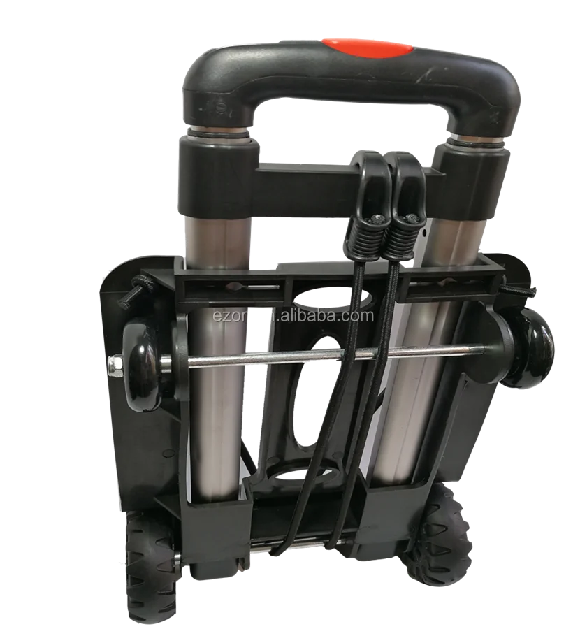 Heavy-Duty Portable Smart Trolley Cart Multi-Function Food Shopping Cart Foldable Luggage Carrier