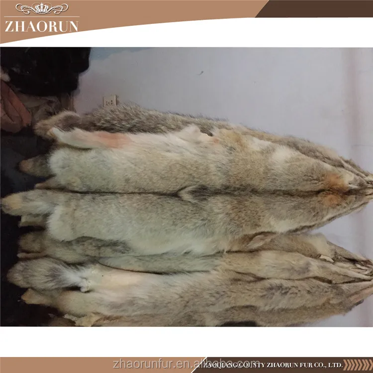 Coyote Fur Wholesale Customized Real Coyote Fur Trim Strips for Collar Parka Hood Trimming