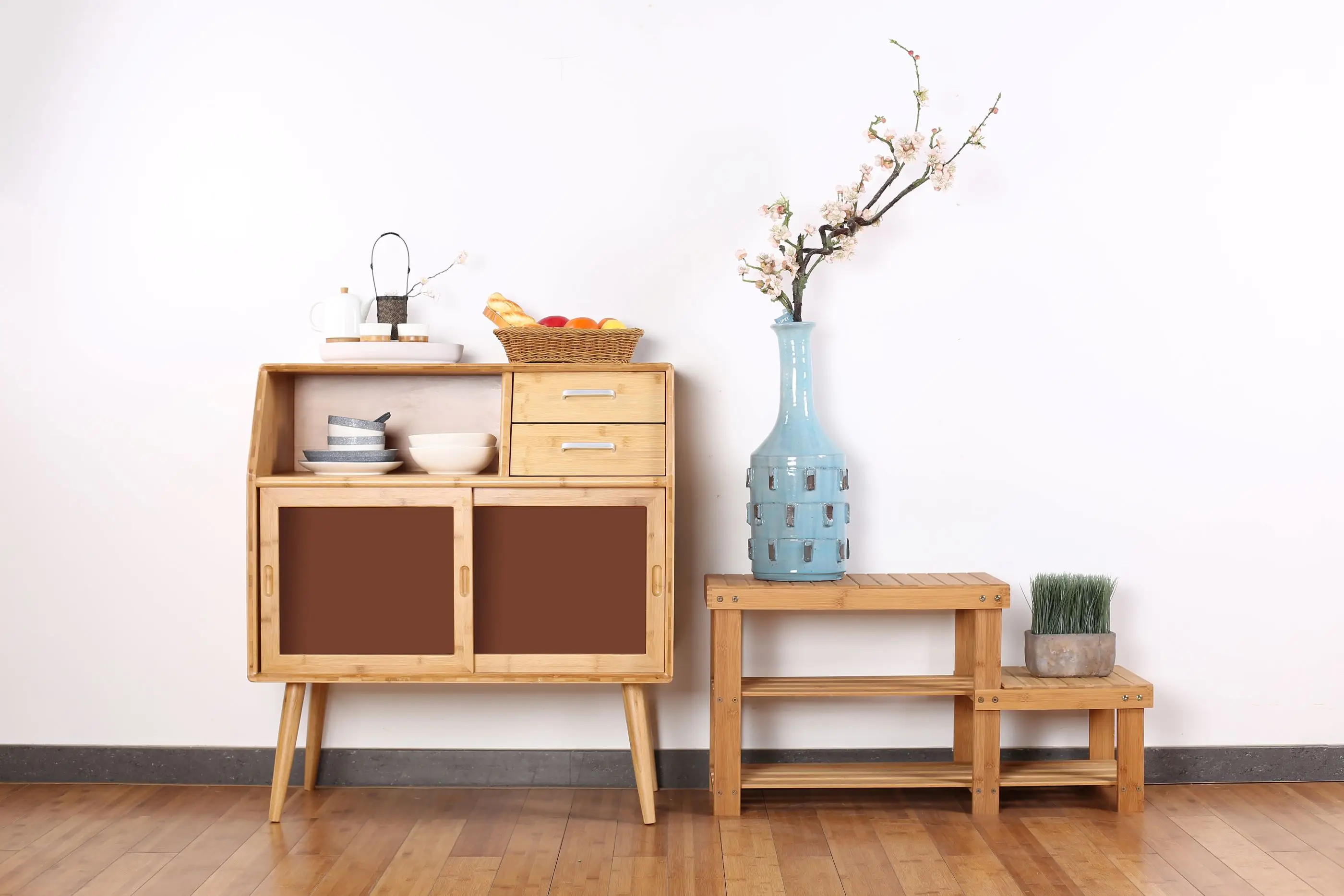 dining room furniture bamboo sideboard storage meals