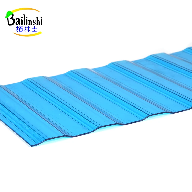 Sinusoidal Corrugated Plastic Roof Tile Italian Style For Conservatory