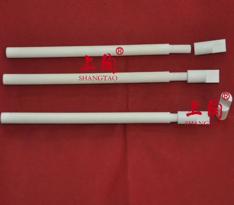 Alumina threaded shaft