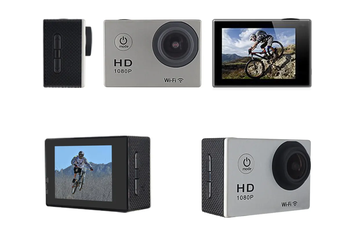 1080P Mini action cam wifi support with 30M waterproof action camera for extreme sports