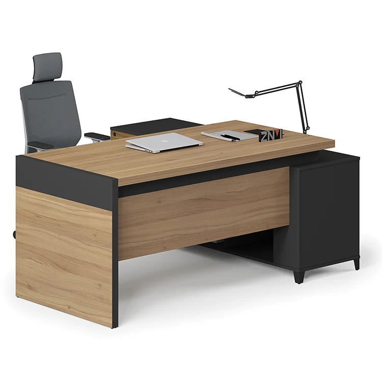 High end office table and chair price office computer table design office table accessories stock design with steel legs