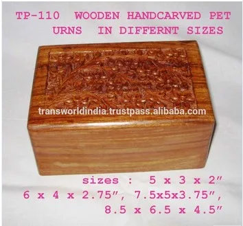 Manufacturer By India Wooden Pet Urn Available In Cheap Price