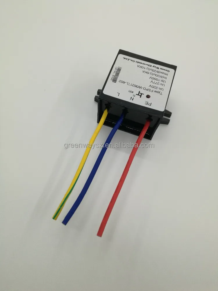 10kA 10kV Surge Protection Device LED Street Light SPD with TUV/UL/CE Certifications