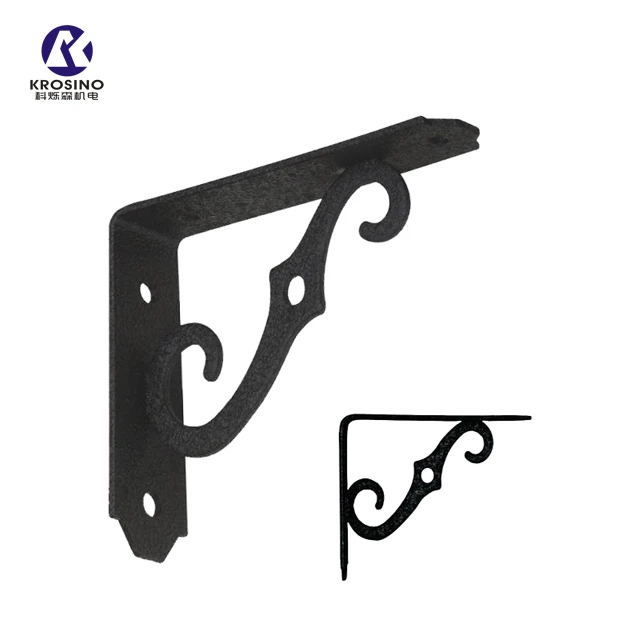 China Wholesale 90 Degree Custom Made Right Angle Shelf Bracket Decorative Shelf Metal Bracket