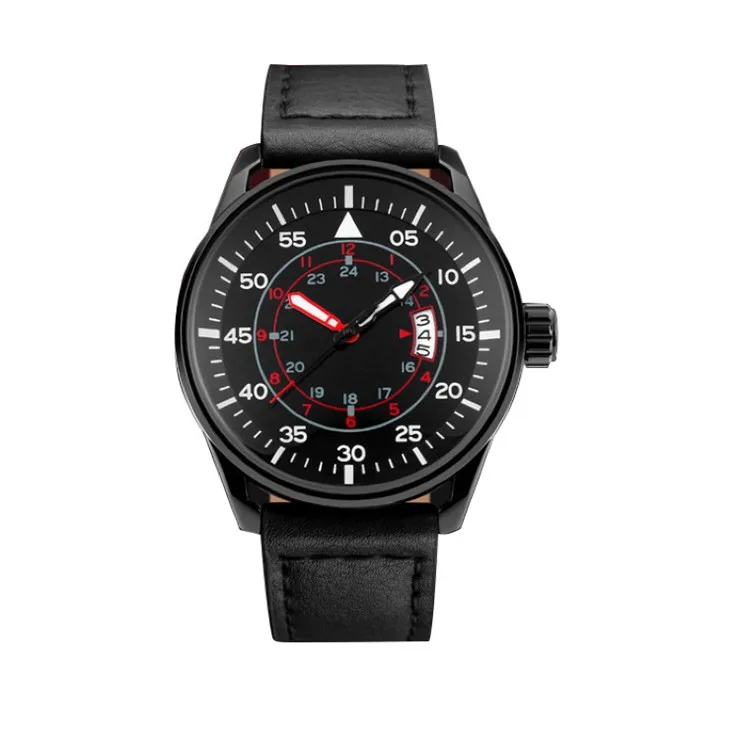 stainless steel strap wrist watch dial calendar watches luminous blu-ray waterproof watch for couples or men