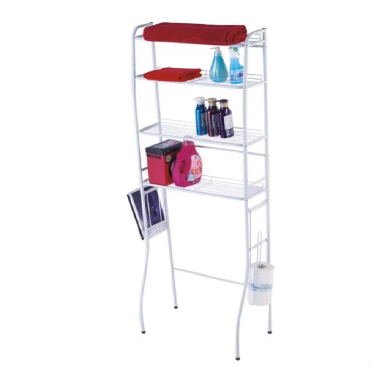 Bathroom accessories toilet storage rack space saver metal toilet shelf