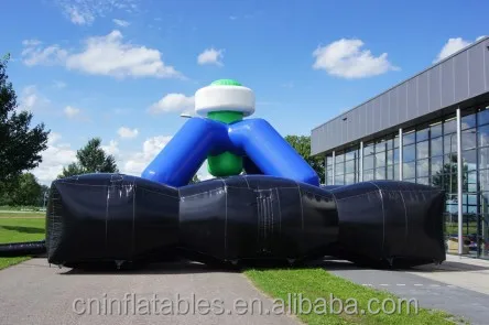 Commercial Inflatable Laser Tag Arena Obstacle Course Game Bounce Maze