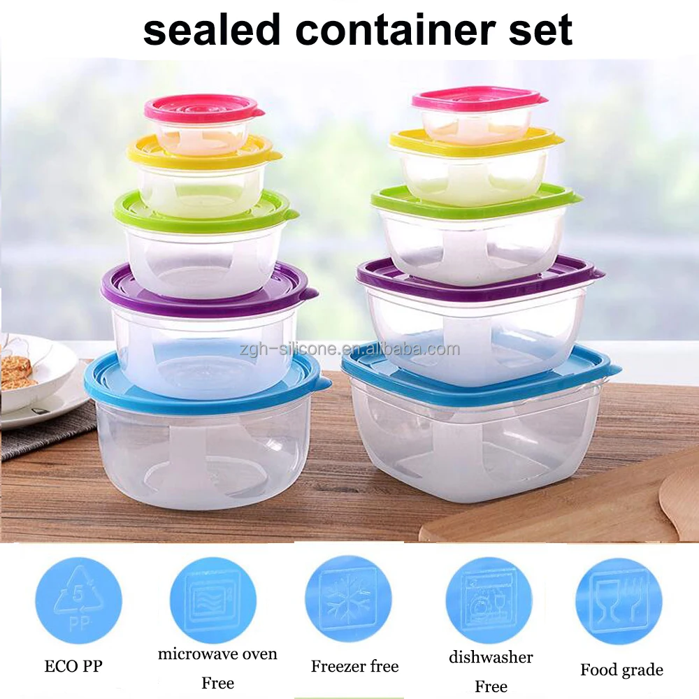 Reusable Eco-friendly Silicone Food Storage Container Custom Vacuum Seal Container