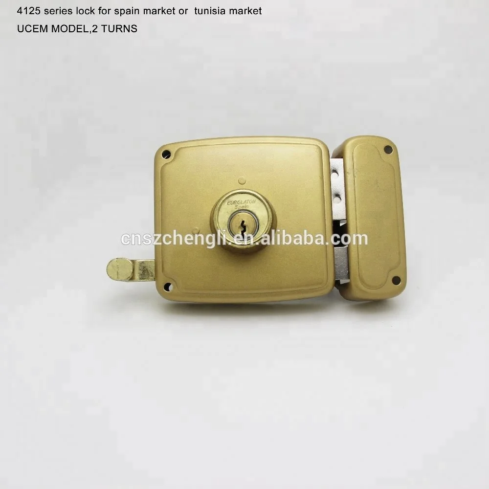 SPAIN RIM LOCK UCEM MODEL HIGH QUALITY RIM LOCK4125-120 FOR TUNISIA MARKET