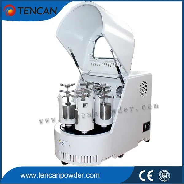 China Tencan 220V/110V 8L semi-circle lab nano powder grinding planetary ball mill, laboratory use ball mill